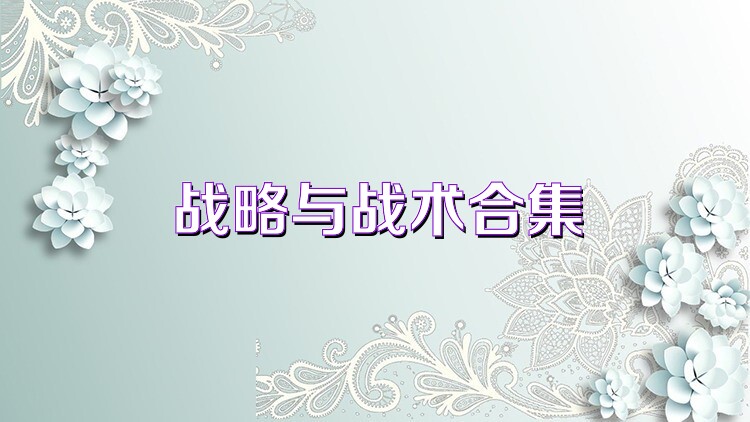 战略与战术合集