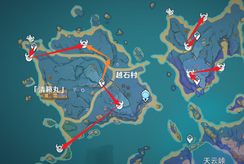 《原神》浮游核最快采集路线一览