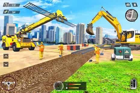 城市火车轨道建设游戏