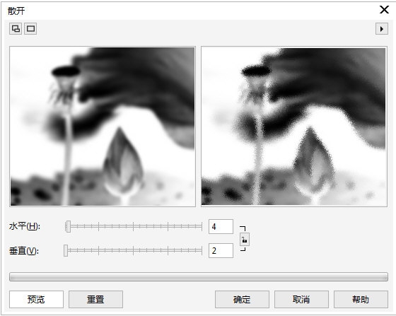 CorelDRAW怎么给图片添加水墨效果