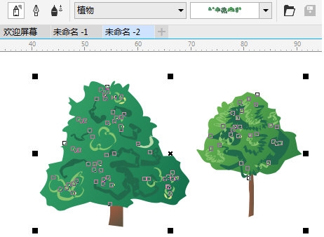 CorelDRAW怎么制作渐变投影效果