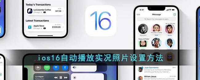 ios16自动播放实况照片设置方法