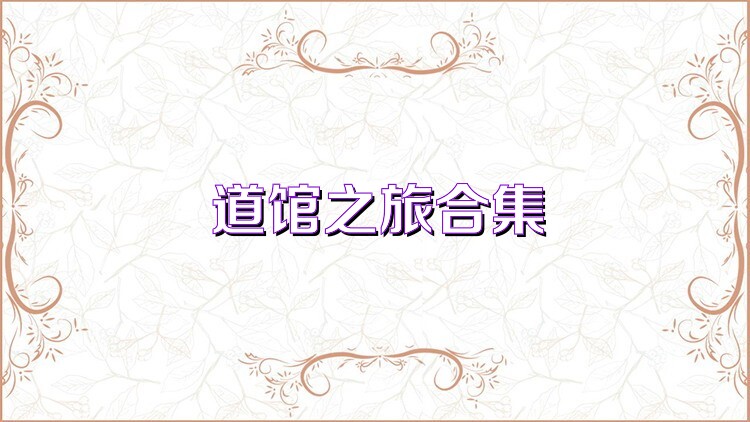 道馆之旅合集