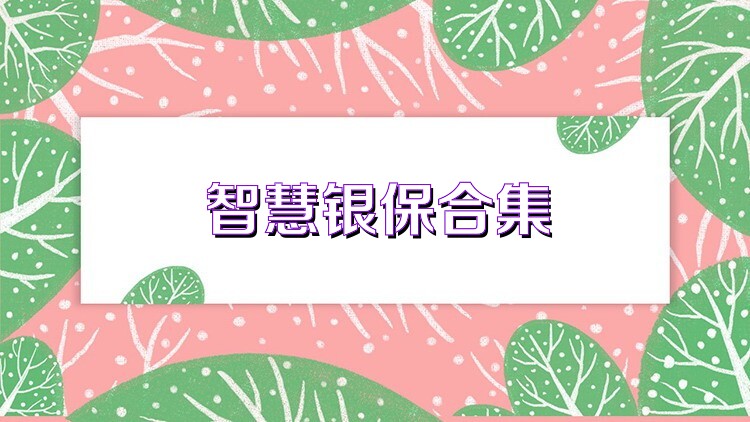 智慧银保合集