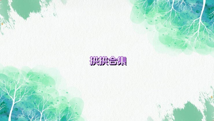 拱拱合集